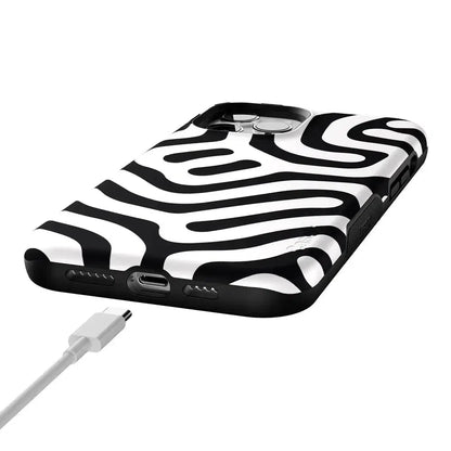 Maze | High Contrast Design Case Phone Case Casetry