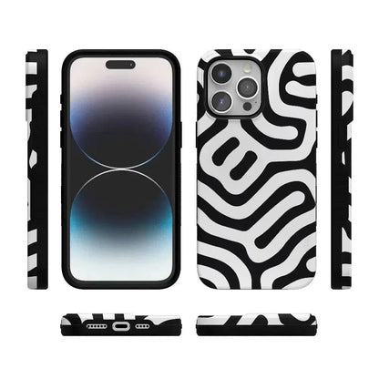 Maze | High Contrast Design Case Phone Case Casetry
