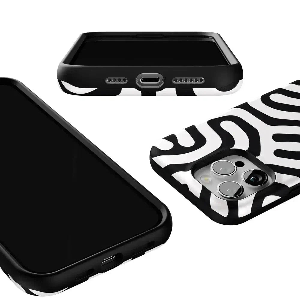 Maze | High Contrast Design Case Phone Case Casetry