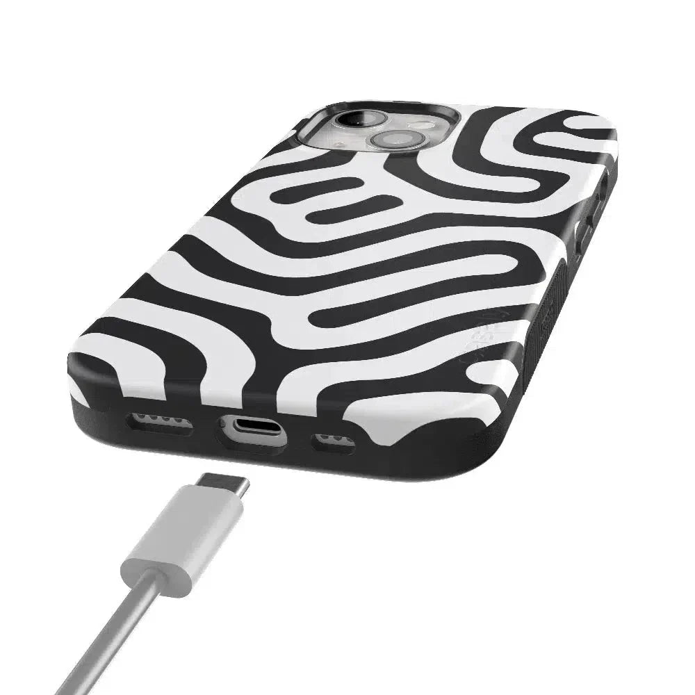 Maze | High Contrast Design Case Phone Case Casetry