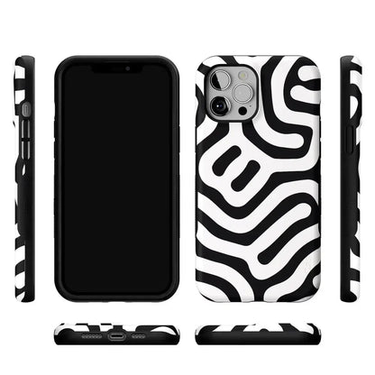 Maze | High Contrast Design Case Phone Case Casetry