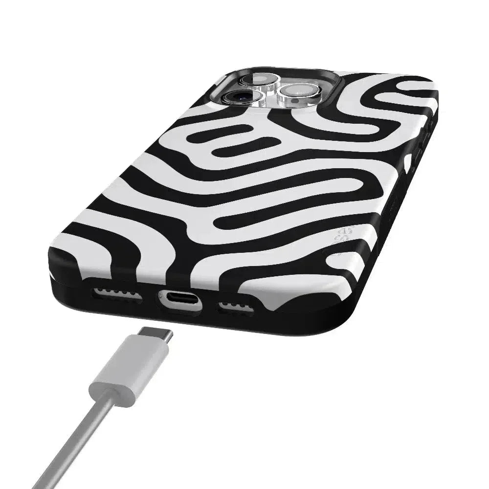 Maze | High Contrast Design Case Phone Case Casetry