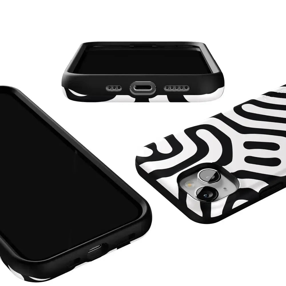 Maze | High Contrast Design Case Phone Case Casetry