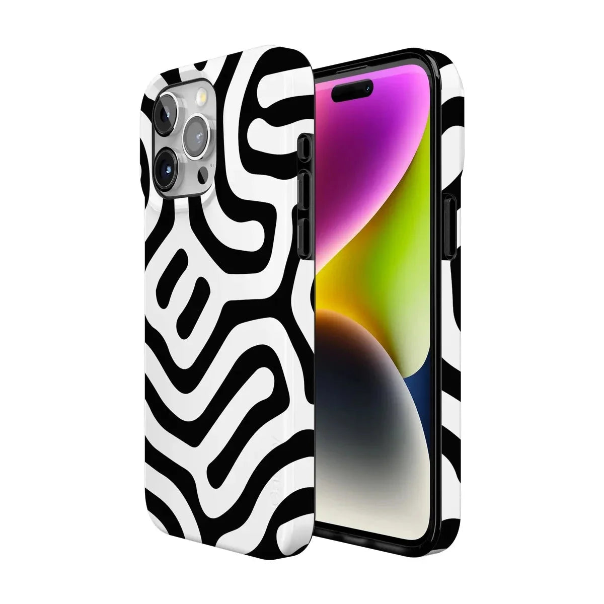 Maze | High Contrast Design Case Phone Case Casetry