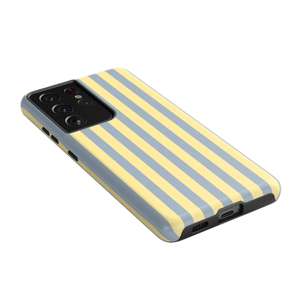 Coastline Stripes | Blue & Yellow Case
