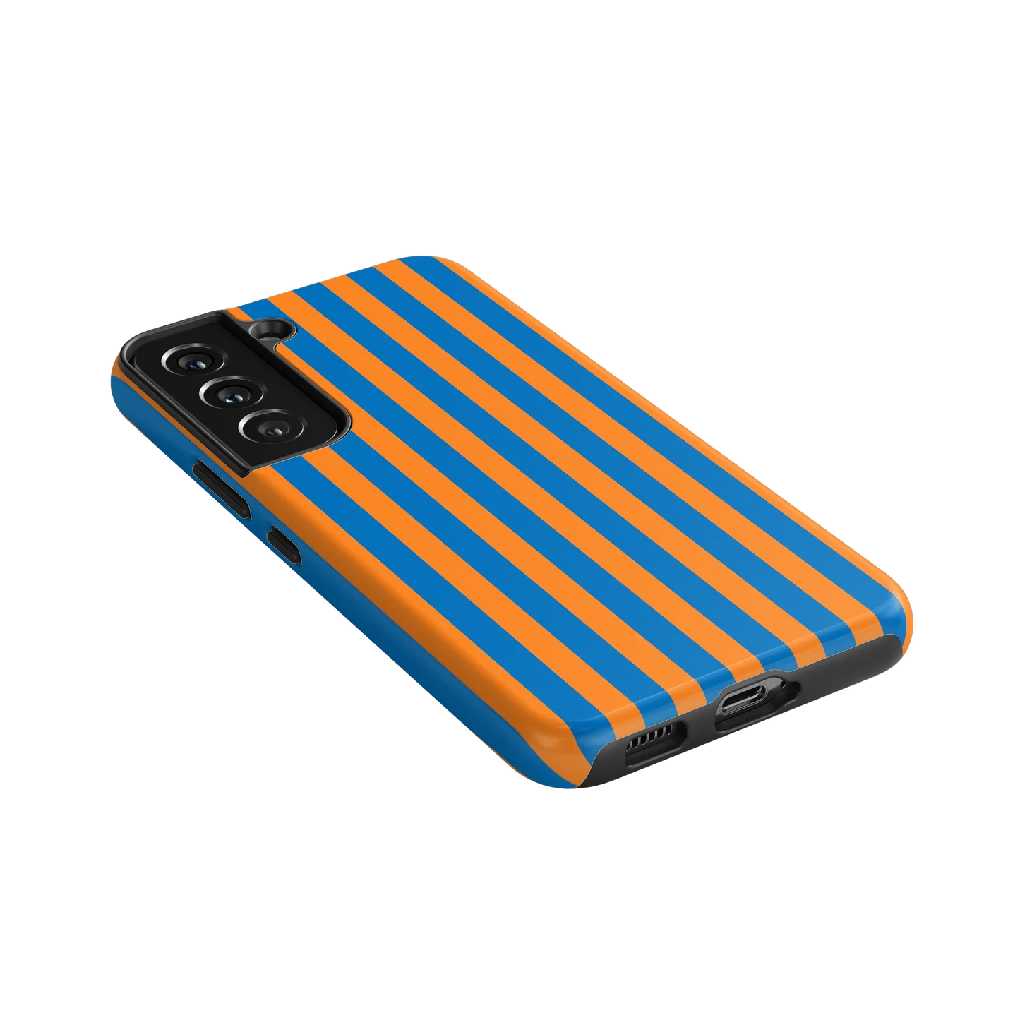 Go New York | Blue & Orange Stripes Case