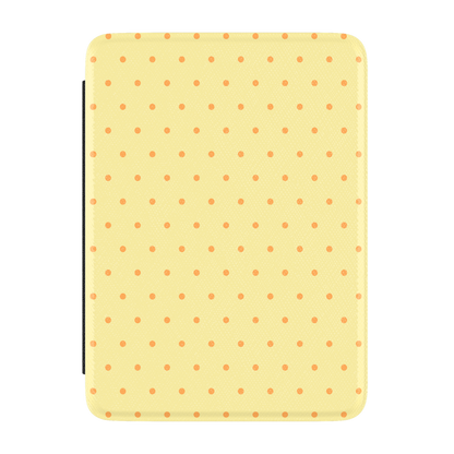 On the Dot | Yellow Polka Dot Kindle Case