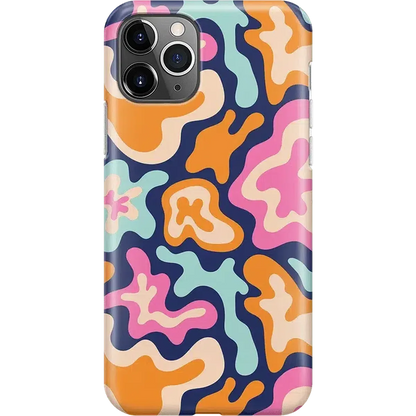 Midnight Color Splash | Abstract Retro Case iPhone Case get.casely Classic iPhone 11 Pro Max