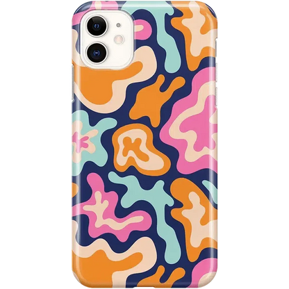 Midnight Color Splash | Abstract Retro Case iPhone Case get.casely Classic iPhone 11