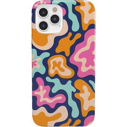Midnight Color Splash | Abstract Retro Case iPhone Case get.casely Classic iPhone 12 Pro Max