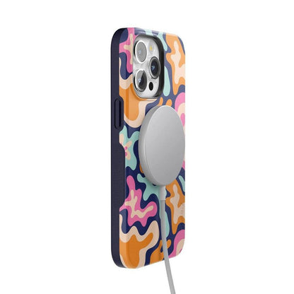Midnight Color Splash | Abstract Retro Case iPhone Case get.casely