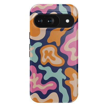 Midnight Color Splash | Abstract Retro Google Pixel Case Google Pixel Case Casetry Essential Google Pixel 9
