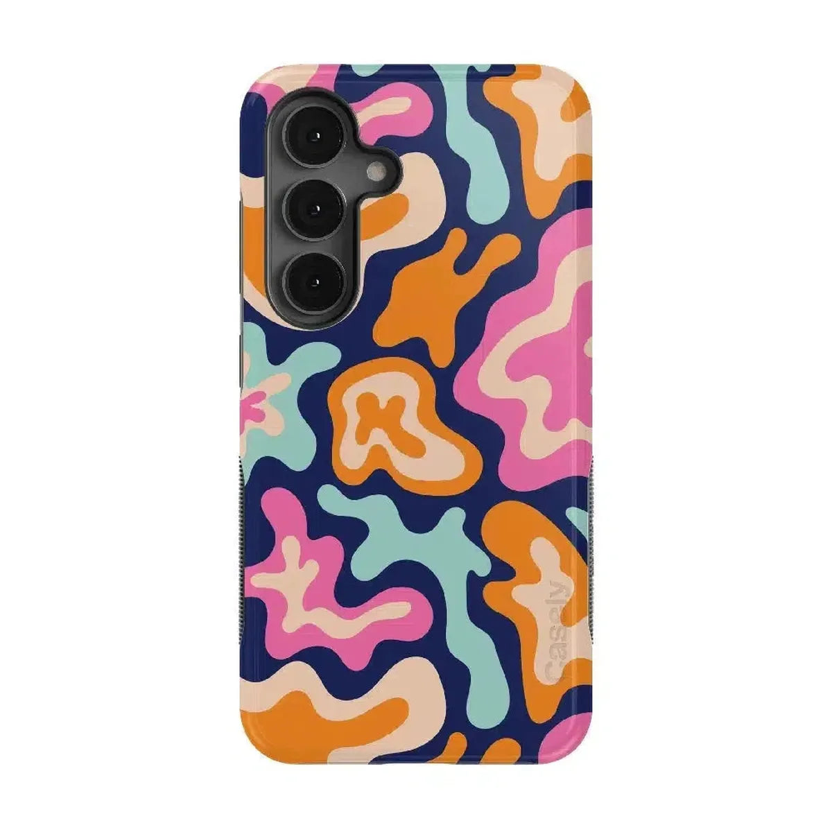 Midnight Color Splash | Abstract Retro Samsung Case Samsung Case Casetry Bold Flex + MagSafe® Galaxy S25