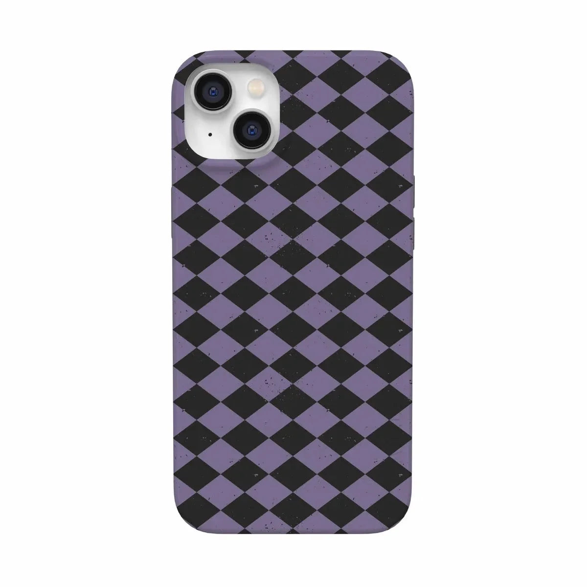 Midnight Hex | Purple Checkered Case Phone Case get.casely Classic + MagSafe® iPhone 14 Plus
