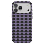 Midnight Hex | Purple Checkered Case Phone Case get.casely Classic + MagSafe® iPhone 17 Pro Max