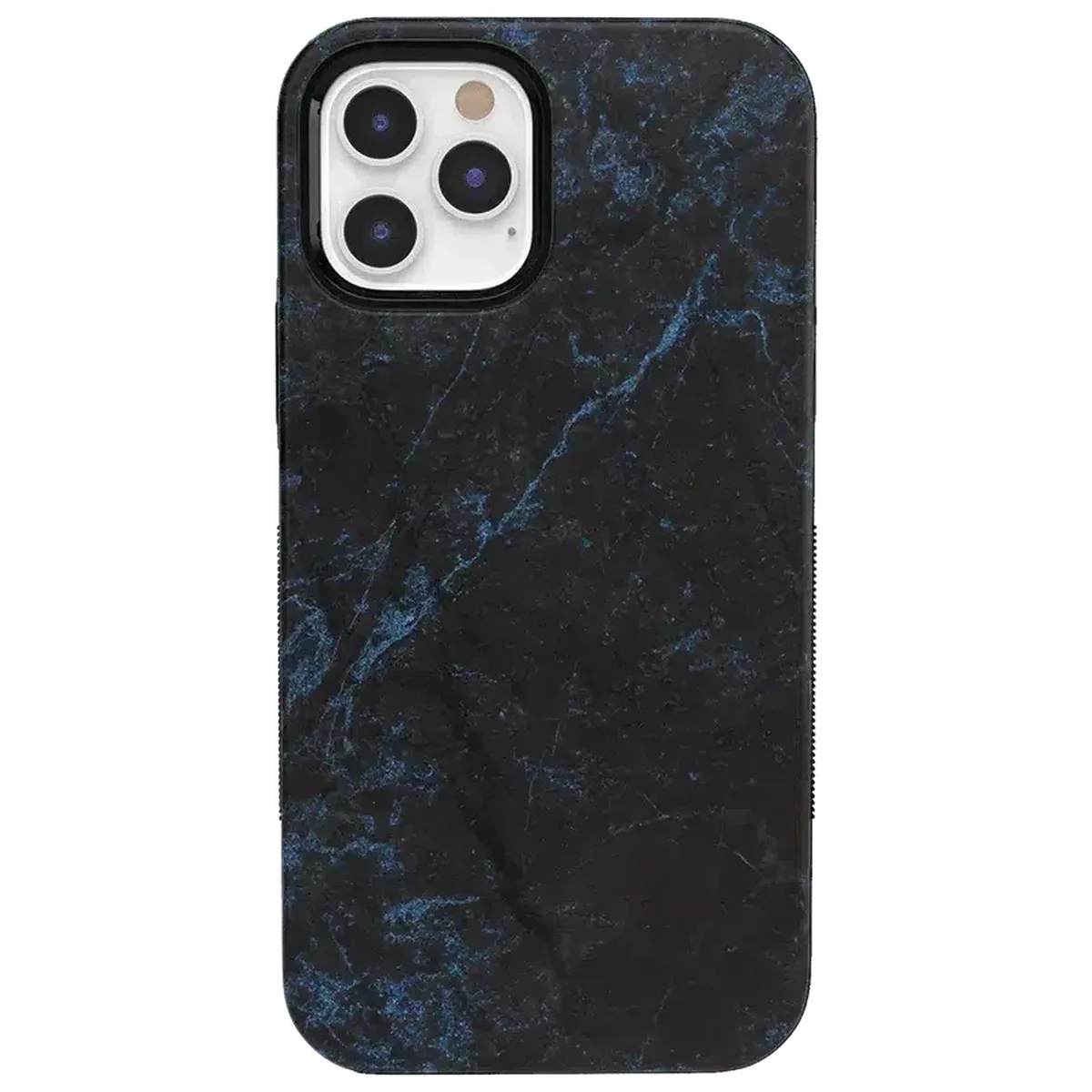 Midnight Marble | Black & Navy Case iPhone Case get.casely Bold iPhone 12 Pro Max