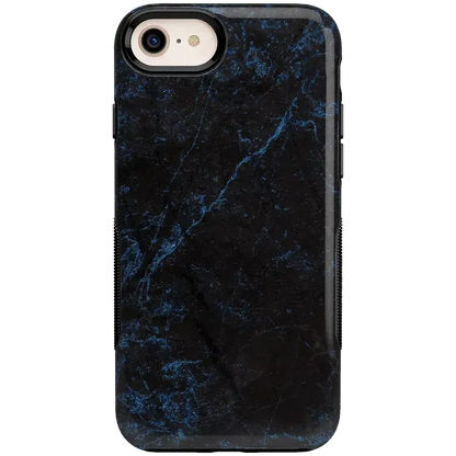Midnight Marble | Black & Navy Case iPhone Case get.casely Bold iPhone 6/7/8