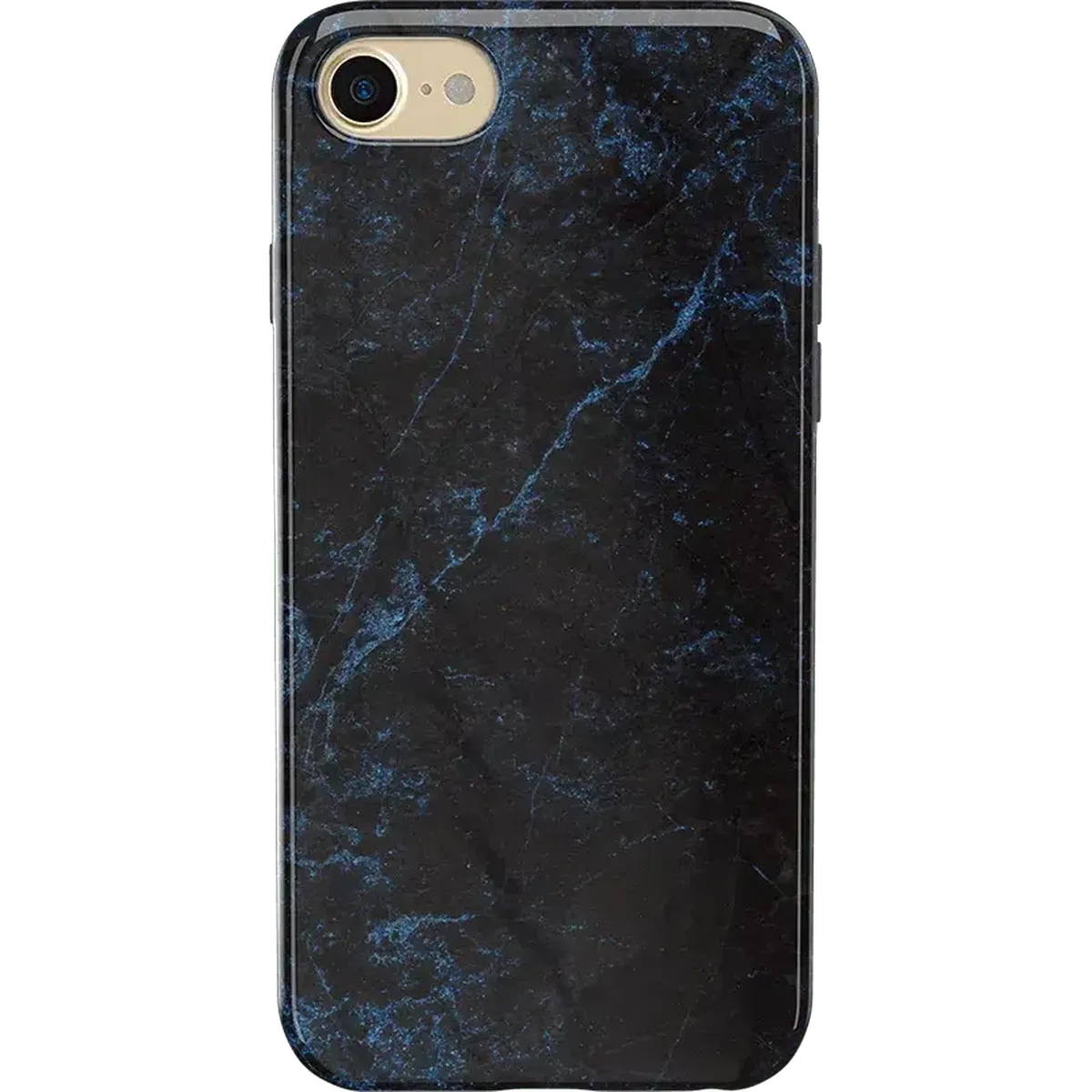 Midnight Marble | Black & Navy Case iPhone Case get.casely Classic iPhone 6/7/8
