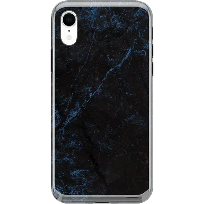 Midnight Marble | Black & Navy Case iPhone Case get.casely Classic iPhone XR