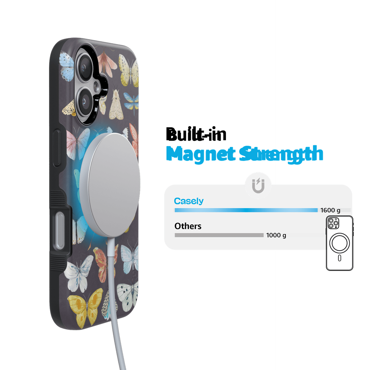 Midnight Monarch | Jenna Palek x Casely Case iPhone Case get.casely