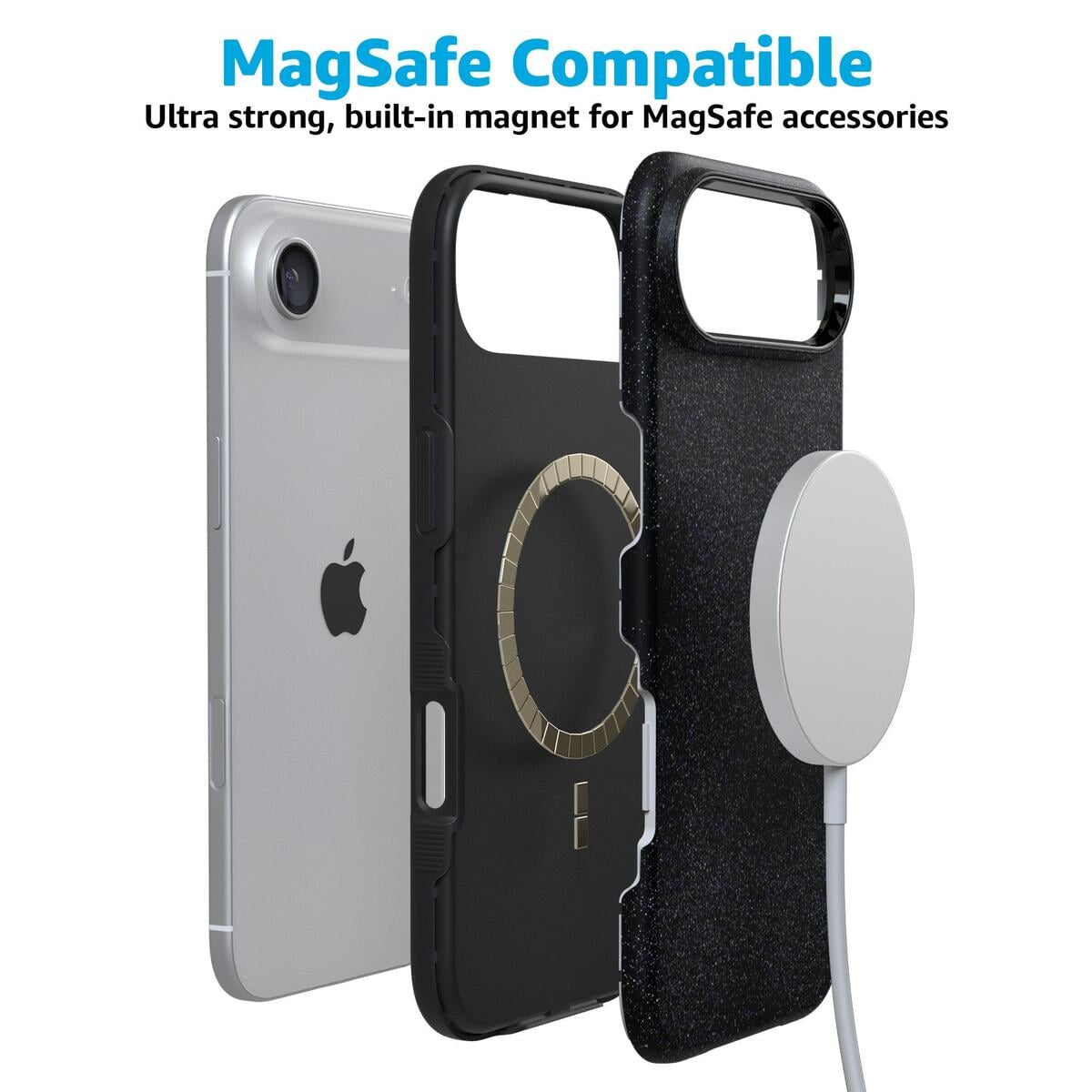 Midnight Onyx | Black Shimmer Case iPhone Case get.casely