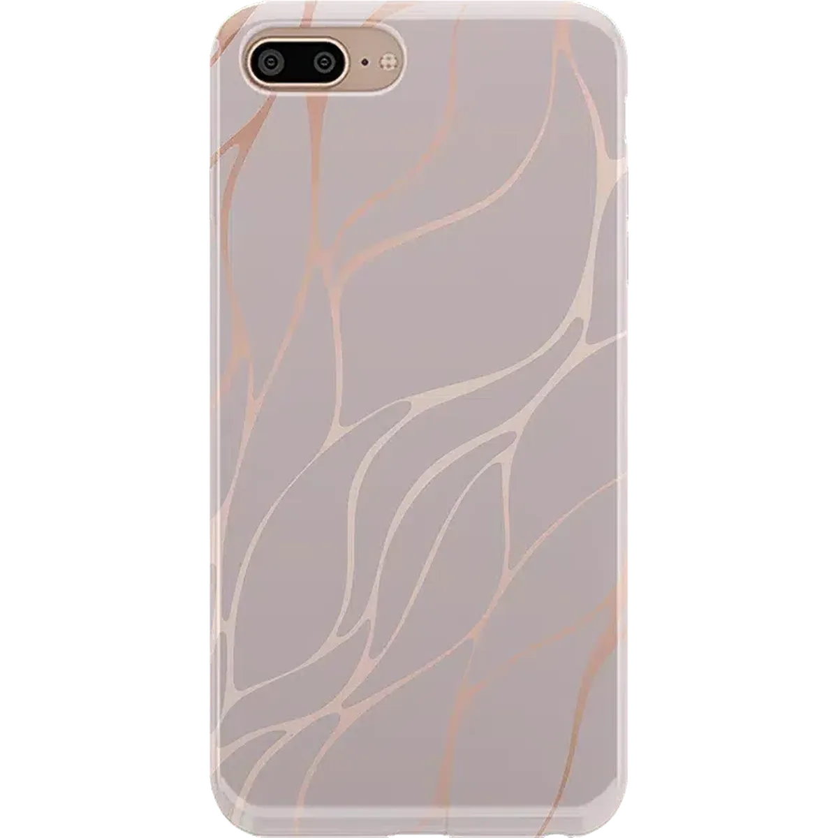 Midnight Ride | Pink and Gold Metallic Waves Case iPhone Case get.casely Classic iPhone 6/7/8 Plus