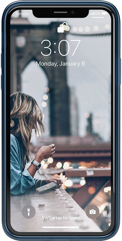 Midnight Sky | Navy Enchanted Shimmer Case iPhone Case get.casely