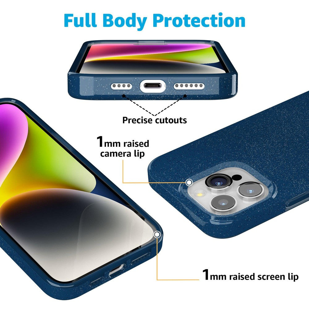 Midnight Sky | Navy Enchanted Shimmer Case iPhone Case get.casely