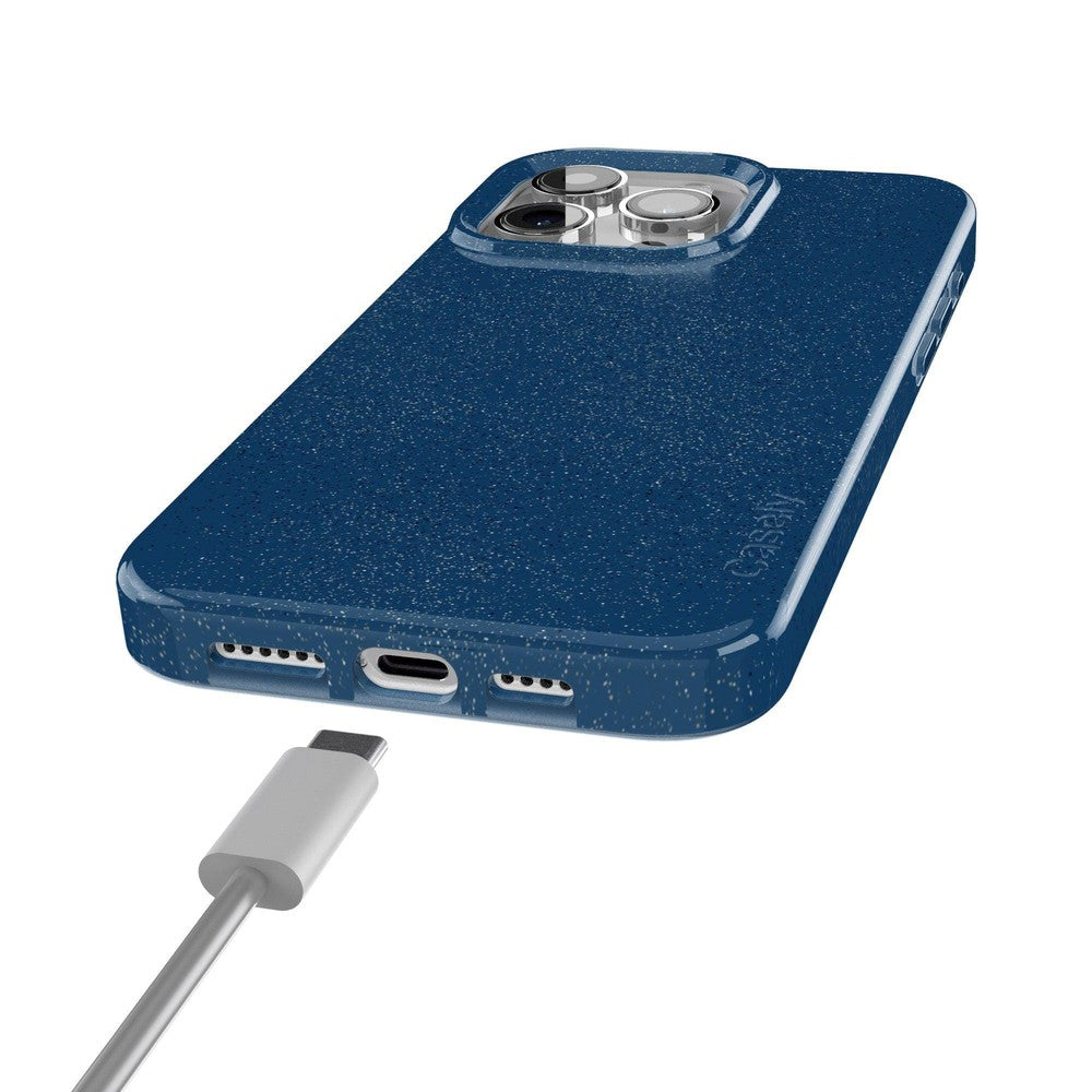 Midnight Sky | Navy Enchanted Shimmer Case iPhone Case get.casely
