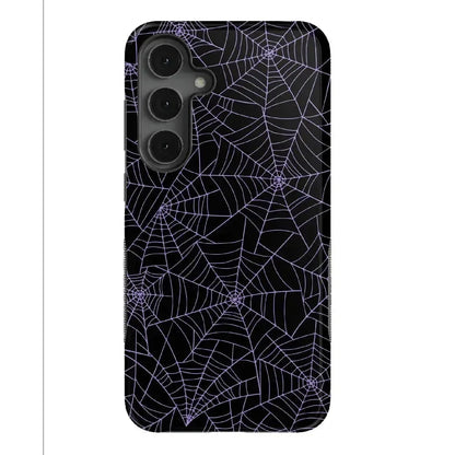 Midnight Web | Spider Web Case Phone Case Casetry Bold Flex + MagSafe® Galaxy S25 Plus