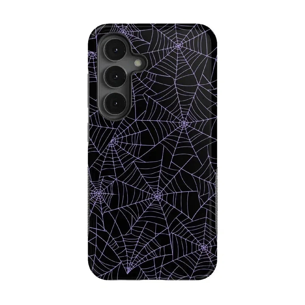 Midnight Web | Spider Web Case Phone Case Casetry Bold Flex + MagSafe® Galaxy S25