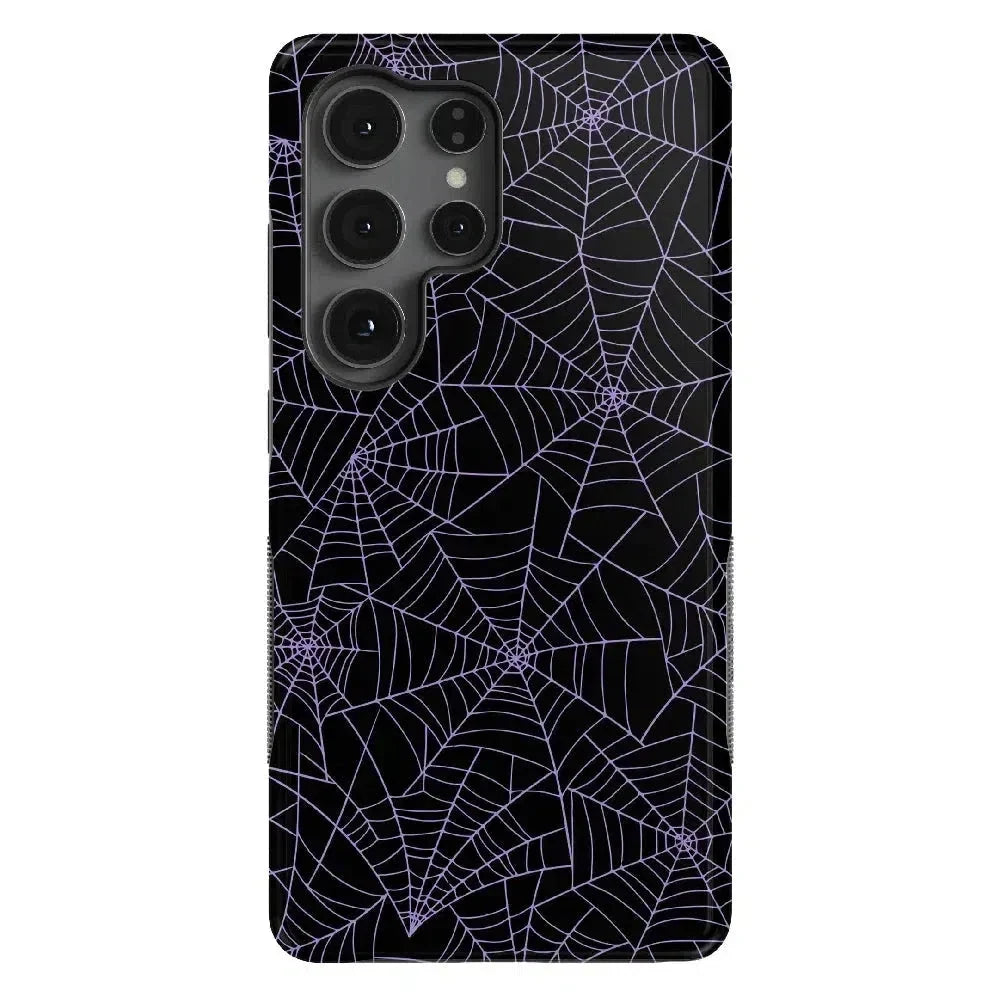Midnight Web | Spider Web Case Phone Case Casetry Bold Flex + MagSafe® Galaxy S25 Ultra