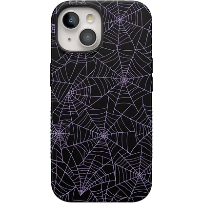 Midnight Web | Spider Web Case Phone Case Casetry Bold Flex + MagSafe® iPhone 15 Plus