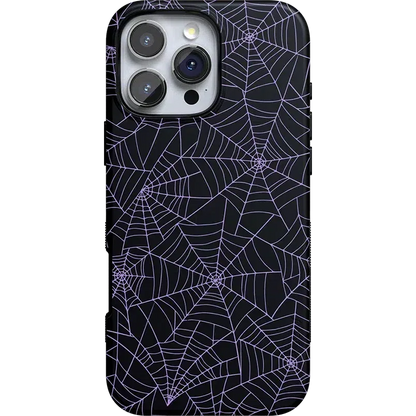 Midnight Web | Spider Web Case Phone Case Casetry Bold + MagSafe® iPhone 16 Pro Max