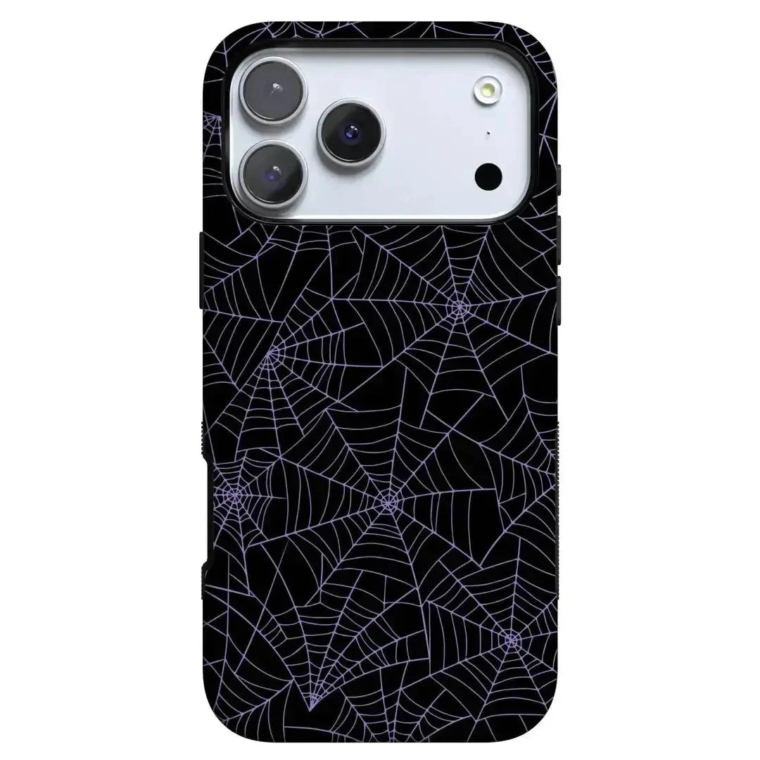 Midnight Web | Spider Web Case Phone Case Casetry Bold Flex + MagSafe® iPhone 17 Pro Max