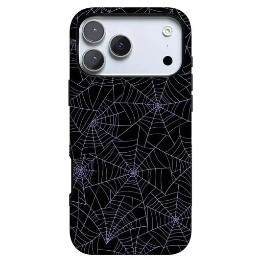 Midnight Web | Spider Web Case Phone Case Casetry Bold Flex + MagSafe® iPhone 17 Pro Max