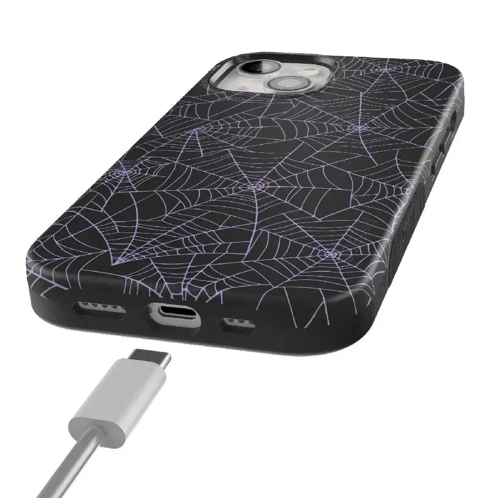 Midnight Web | Spider Web Case Phone Case Casetry