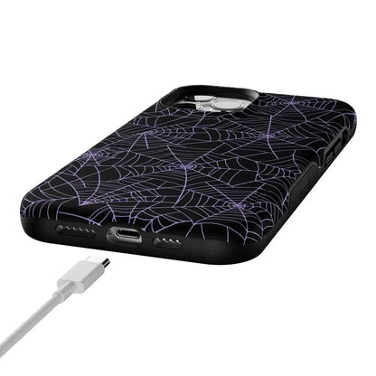 Midnight Web | Spider Web Case Phone Case Casetry
