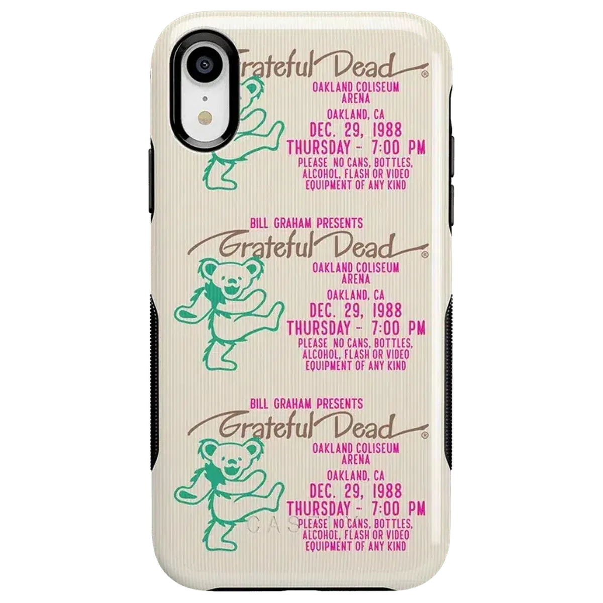 Miracle Ticket | Grateful Dead Vintage Case iPhone Case get.casely Bold iPhone XR