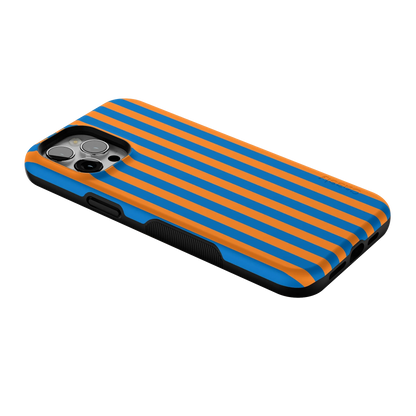 Go New York | Blue & Orange Stripes Case
