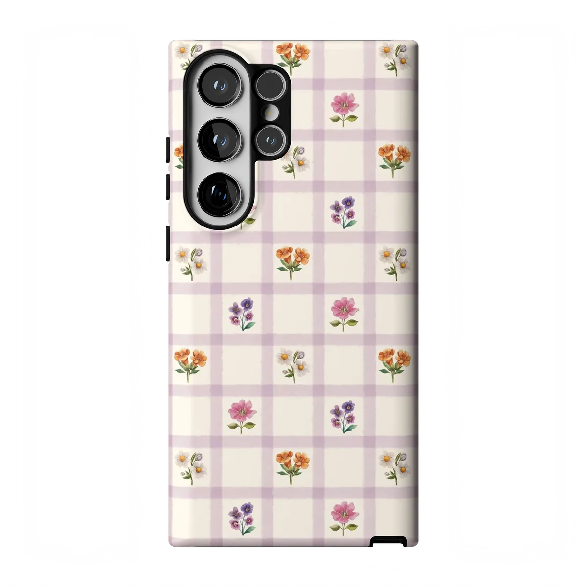 Meadow Check | Floral Gingham Case