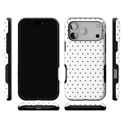 On the Dot | Black Polka Dot Case