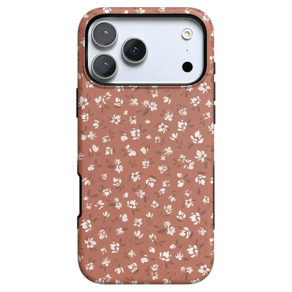 Mocha Meadow | Tiny Flowers Case iPhone Case get.casely Bold Flex + MagSafe® iPhone 17 Pro Max