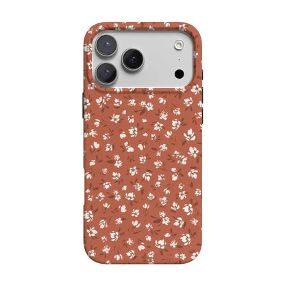 Mocha Meadow | Tiny Flowers Case iPhone Case get.casely Classic + MagSafe® iPhone 17 Pro Max