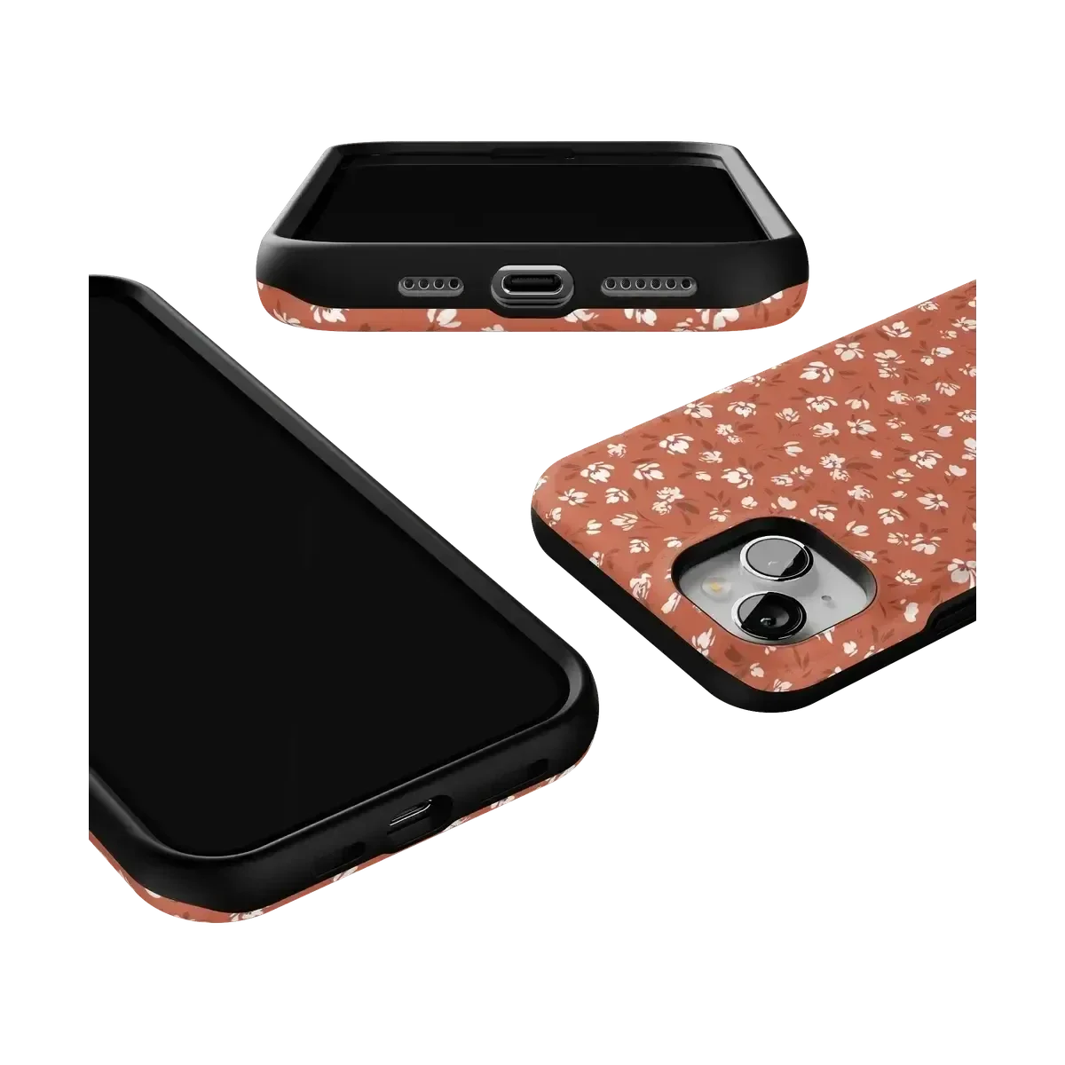 Mocha Meadow | Tiny Flowers Case iPhone Case get.casely