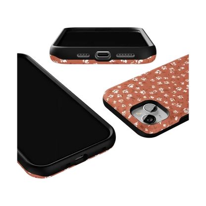 Mocha Meadow | Tiny Flowers Case iPhone Case get.casely