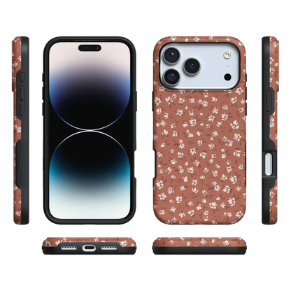 Mocha Meadow | Tiny Flowers Case iPhone Case get.casely