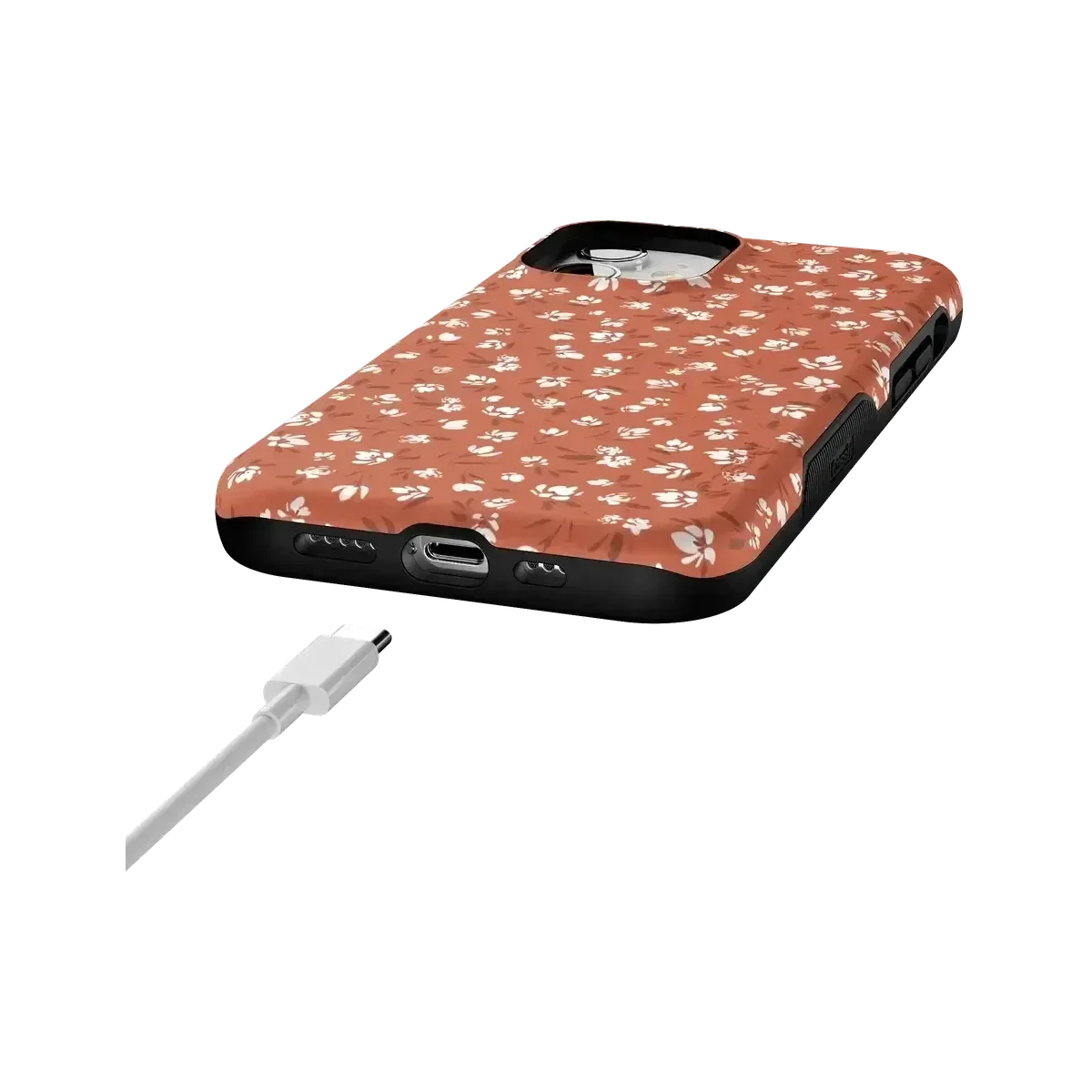 Mocha Meadow | Tiny Flowers Case iPhone Case get.casely