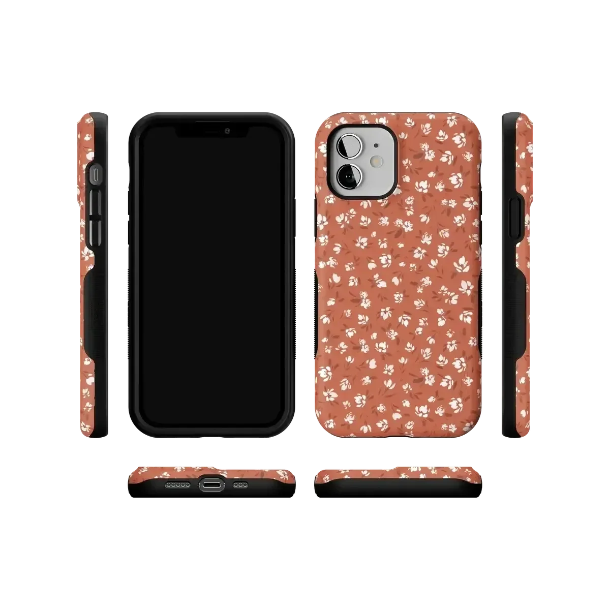 Mocha Meadow | Tiny Flowers Case iPhone Case get.casely