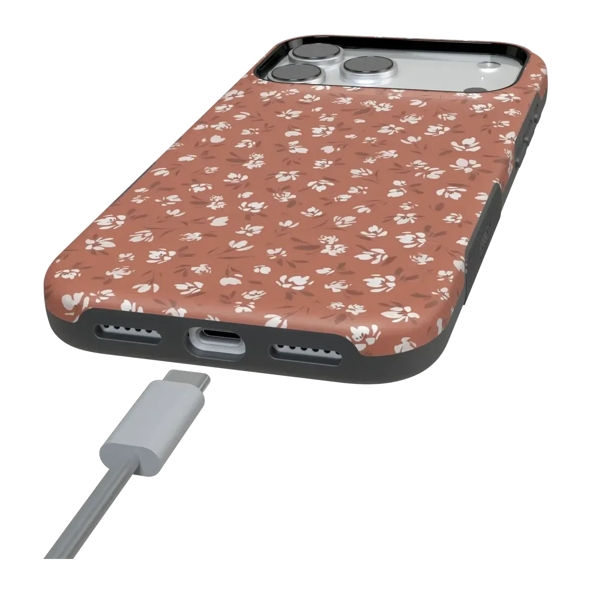Mocha Meadow | Tiny Flowers Case iPhone Case get.casely